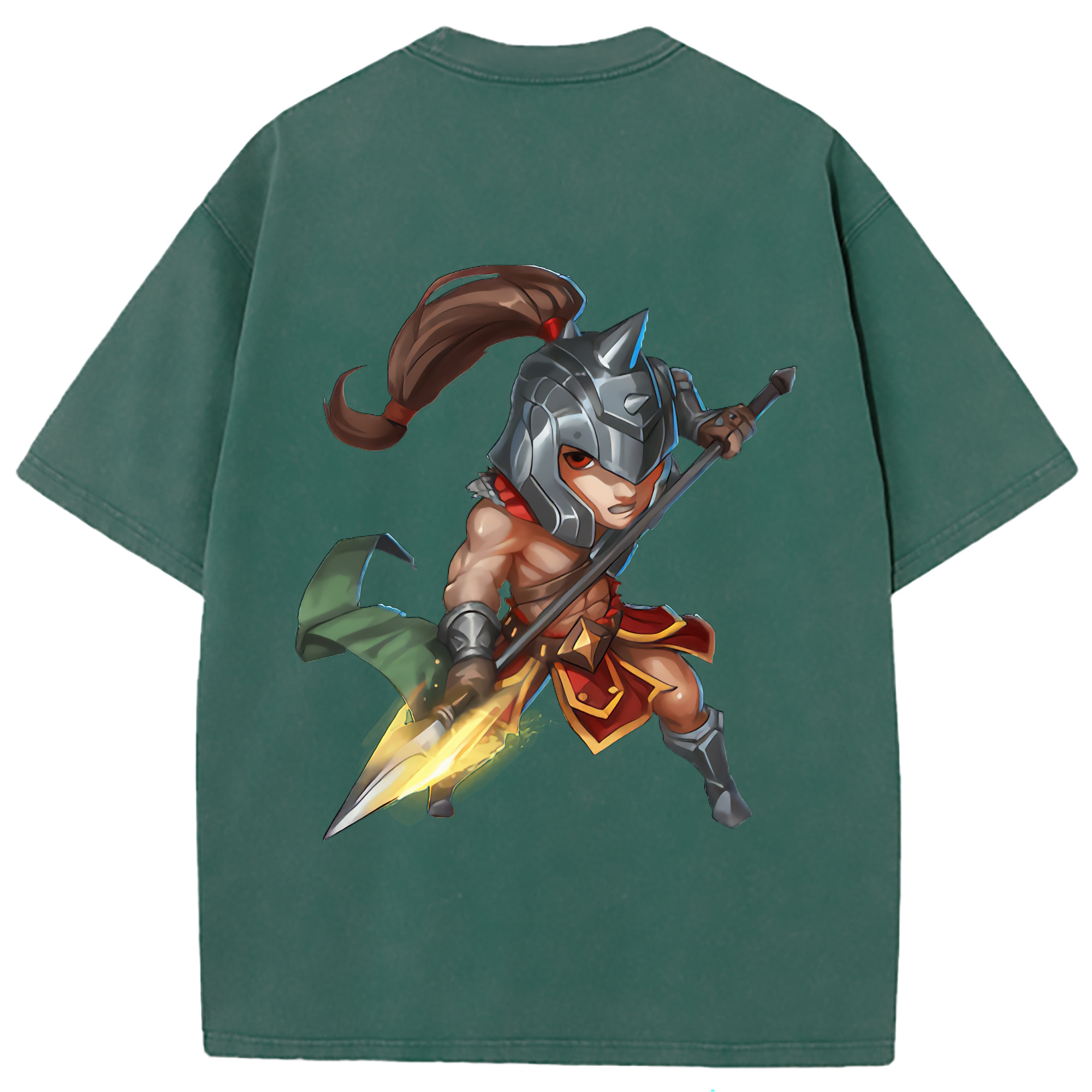 （画像用） リーグ・オブ・レジェンド League of Legends LOL 綿100% ヴィンテージ風 半袖Tシャツ（背面プリント）
